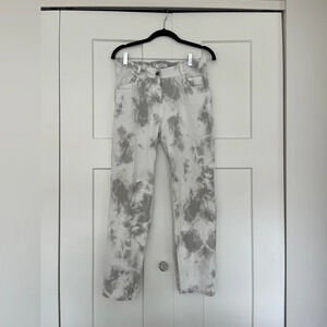 Gigi Moda Women's Stretch Slim  Pants Size L Tye Dye Made in Italy